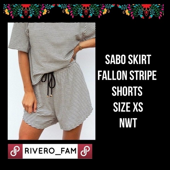Sabo Skirt Pants - NWT | SABO SKIRT | STRIPE SHORTS